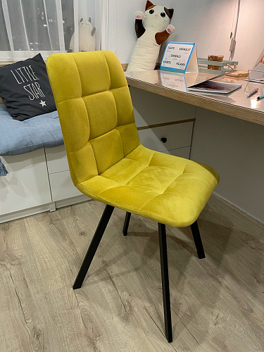 Комплект стульев Чилли 2 шт бежевый / черный фото покупателя 1396