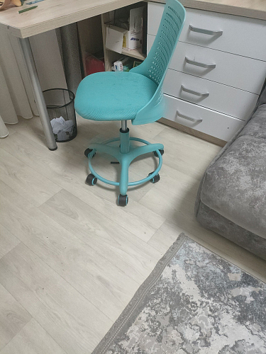 Компьютерное кресло Kiddy/Кидди розовое ткань (сетка) фото покупателя 8