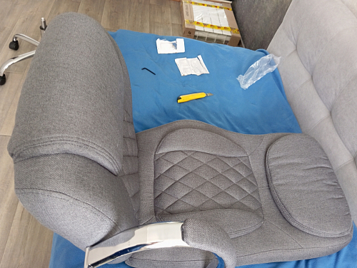 Компьютерное кресло Tron gray fabric фото покупателя 25