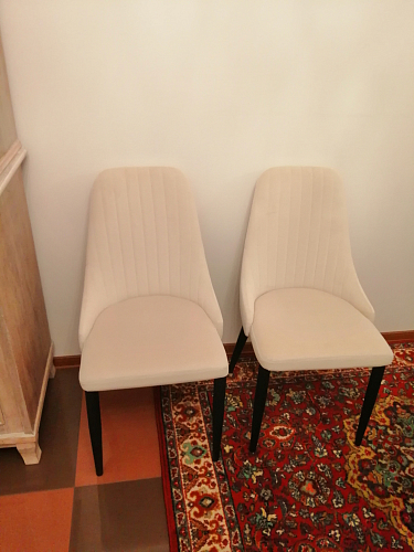 Стул на металлокаркасе Kora dark gray / black фото покупателя 490