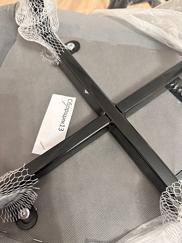 Стул на металлокаркасе Чилли К черный / зеленый фото покупателя 502