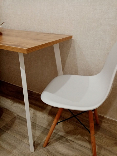 Стол Тринити Лофт 120 32 мм дуб галифакс табако / черный матовый фото покупателя 169