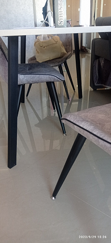 Стол Тринити Лофт 120 32 мм дуб галифакс табако / черный матовый фото покупателя 718