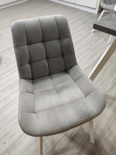 Стул на металлокаркасе Челси велюр коричневый / черный каркас фото покупателя 82