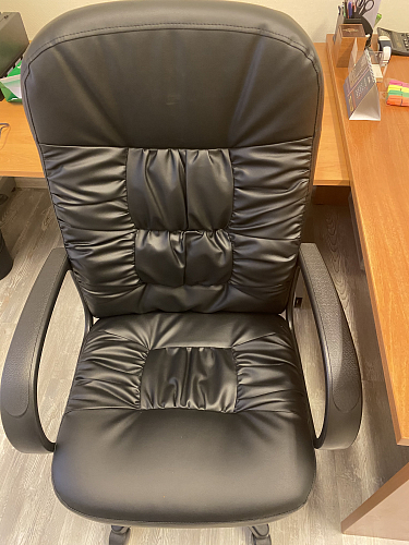 Компьютерное кресло Chairman 416 эко черное матовое фото покупателя 1