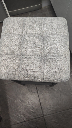 Барный стул Лофт кожзам темно-серый / черный матовый фото покупателя 247