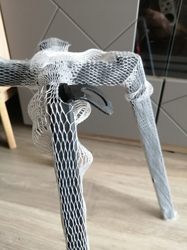 Стул на металлокаркасе Чилли серый велюр / черный фото покупателя 496