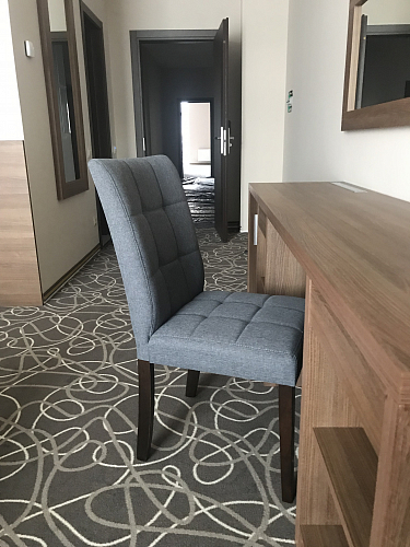 Стул Madina dark walnut / fabric grey фото покупателя 16