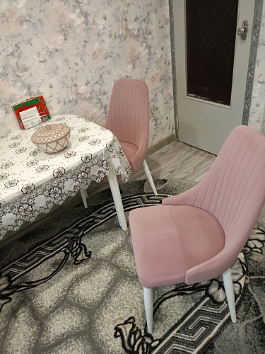 Стул на металлокаркасе Kora beige / black фото покупателя 377