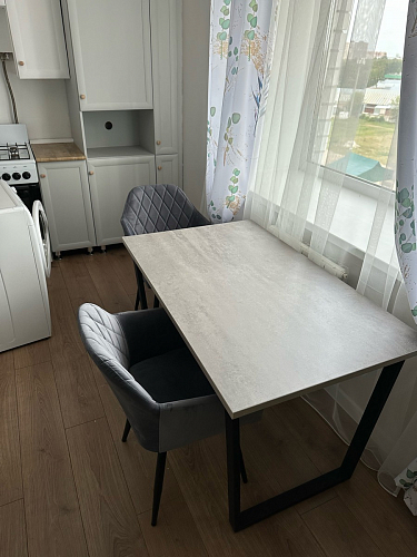 Стол Лота Лофт 120 25 мм сабия / белый матовый фото покупателя 103