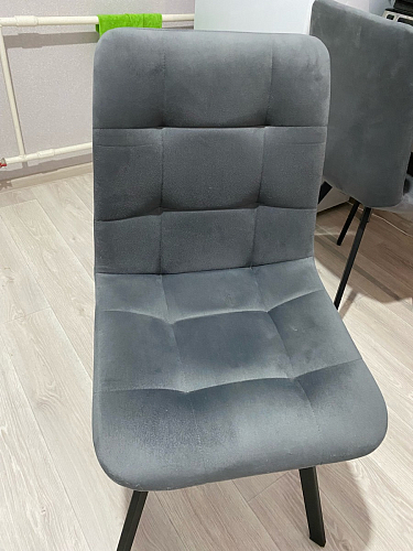 Стул на металлокаркасе Чилли зеленый / черный фото покупателя 952