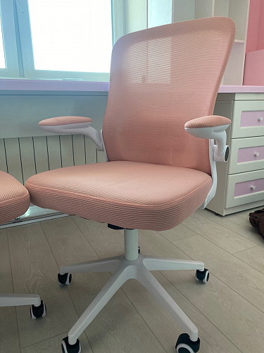 Компьютерное кресло Konfi dark gray / pink / white фото покупателя 44