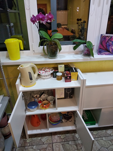 Стеллаж с дверцами Браина 85 см венге фото покупателя 4