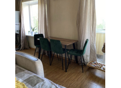 Стол Тринити Лофт 120 32 мм бетон / черный матовый фото покупателя 241