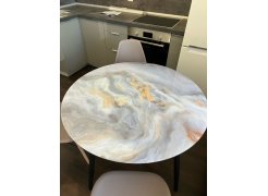 Стеклянный стол Анселм белый фото покупателя 21