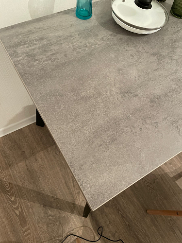 Стол Тринити Лофт 120 32 мм дуб галифакс табако / черный матовый фото покупателя 61