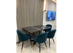 Стул на металлокаркасе Gabi 1 gray / black фото покупателя 316