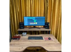 Барная стойка Дилан Лофт 120х40х90 бетон светлый фото покупателя 141