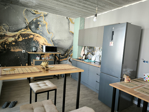 Барная стойка Дилан Лофт 120х50х90 бетон фото покупателя 81