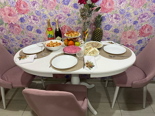 Стул на металлокаркасе Kora green / black фото покупателя 445