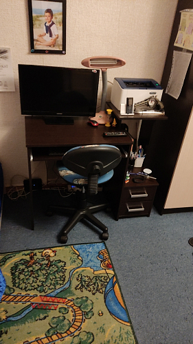 Компьютерный стол Джаз-24 левый дуб сонома фото покупателя 74