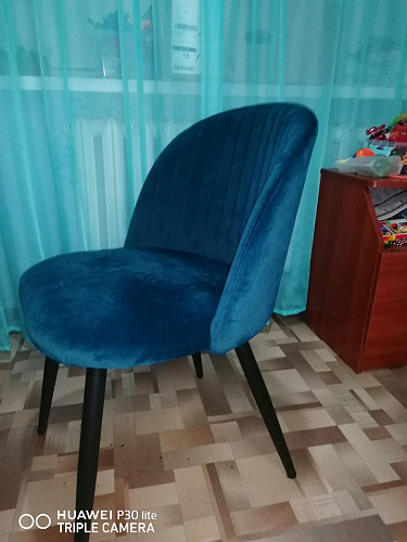 Стул на металлокаркасе Gabi latte / gold / black фото покупателя 683