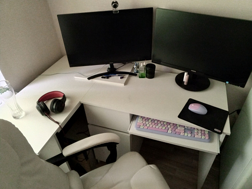 Стол письменный Kiwi белый  - Уцененный экземпляр фото покупателя 93