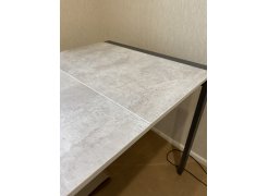 Стол Центавр дуб галифакс / черный матовый фото покупателя 85