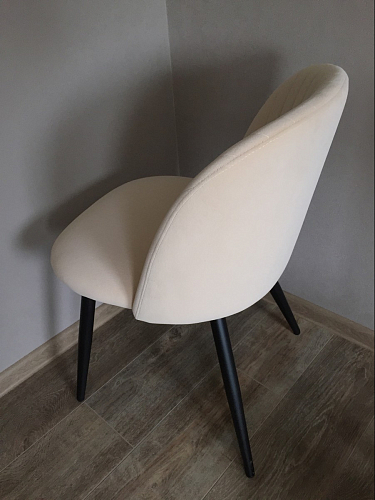 Стул на металлокаркасе Gabi latte / gold / black фото покупателя 980