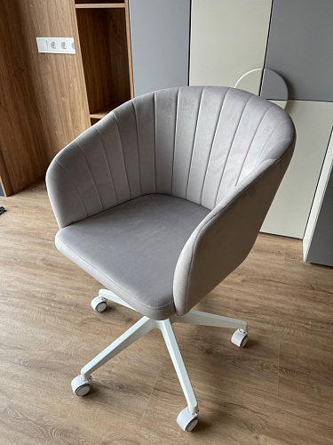 Компьютерное кресло Тибо светло-коричневый / белый фото покупателя 10