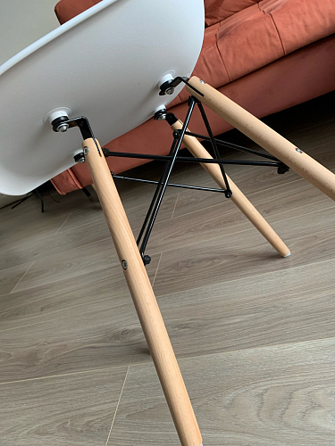 Пластиковый стул Eames PC-015 желтый фото покупателя 164