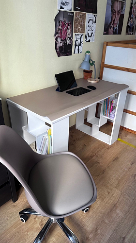 Стол письменный СПМ-15 белый фото покупателя 4