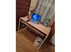 Письменный стол Леон Лофт бетон / черный матовый фото покупателя 63