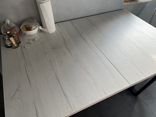 Деревянный стол Лота Лофт 140х80 черный матовый / бетон светлый фото покупателя 604