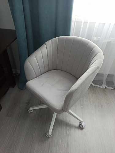 Компьютерное кресло Тибо светло-коричневый / белый фото покупателя 199