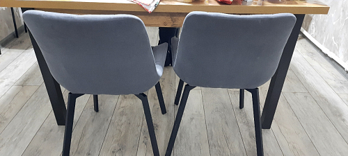 Стул на металлокаркасе Челси бирюзовый / черный фото покупателя 248