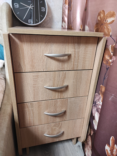 Стол-книжка Глория 606 М с ящиками дуб сонома фото покупателя 124