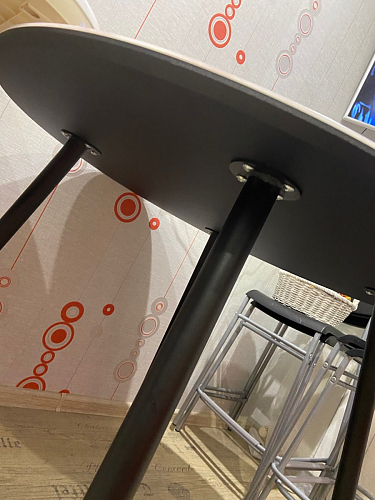 Стеклянный стол Анселм белый фото покупателя 22