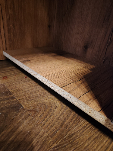 Письменный стол Битти Лофт 116х60х75 дуб вотан / белый матовый фото покупателя 116