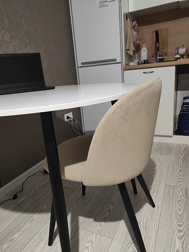 Стул на металлокаркасе Gabi gray / black фото покупателя 430