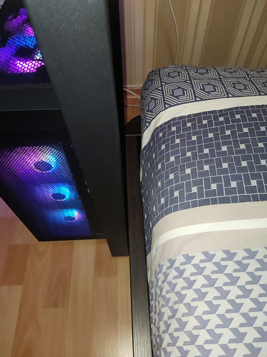 Деревянный стол Лота Лофт 140х80 черный матовый / бетон светлый фото покупателя 793