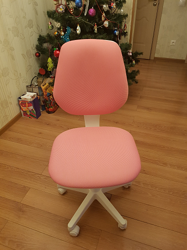 Кресло детское Бюрократ CH-W213 / TW-13A розовый / белый фото покупателя 1