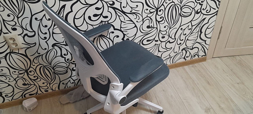 Компьютерное кресло Konfi gray / blue / white фото покупателя 110