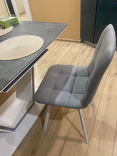 Стул на металлокаркасе Чилли К кирпичный / черный фото покупателя 243