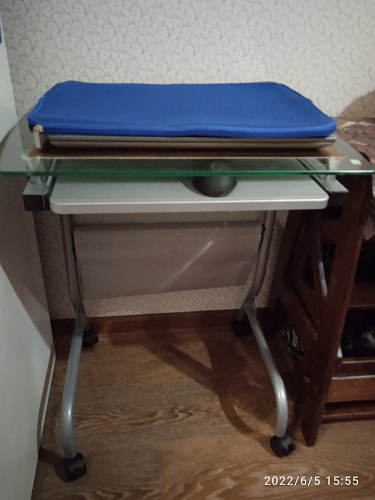 Компьютерный стол Riko black фото покупателя 7