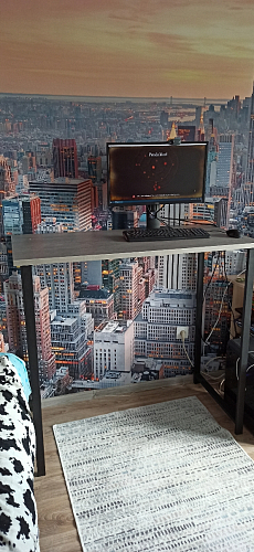 Барная стойка Дилан Лофт 120х40х98 дуб делано темный фото покупателя 39