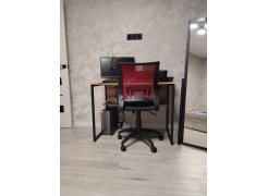 Письменный стол Клер Лофт черный матовый / бетон фото покупателя 32