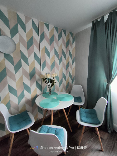 Пластиковый стул Eames PC-015 серо-голубой / дерево фото покупателя 4