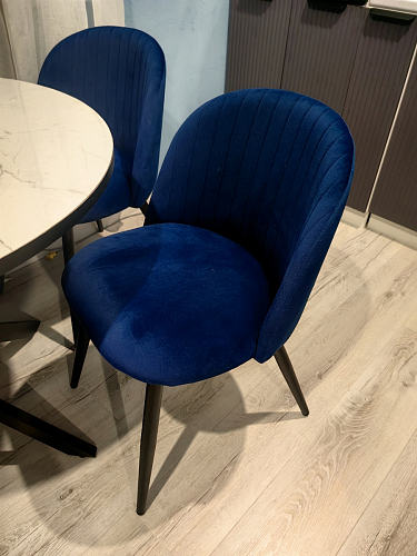 Стул на металлокаркасе Gabi 1 light purple / black фото покупателя 631