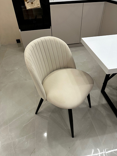 Стул на металлокаркасе Gabi 1 light purple / black фото покупателя 397